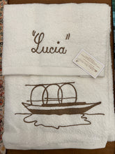 Carica l'immagine nel visualizzatore di Gallery, Coppie asciugamani in spugna ricamate