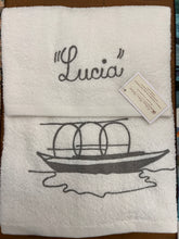 Carica l'immagine nel visualizzatore di Gallery, Coppie asciugamani in spugna ricamate