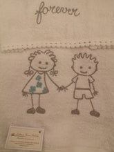 Carica l'immagine nel visualizzatore di Gallery, Coppie asciugamani in spugna ricamate