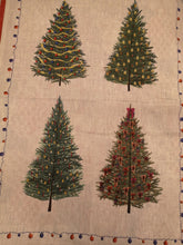 Carica l'immagine nel visualizzatore di Gallery, Strofinacci in puro lino - Fantasie natalizie