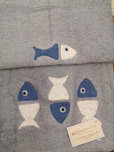 Carica l'immagine nel visualizzatore di Gallery, Coppie asciugamani in spugna ricamate