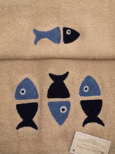 Carica l'immagine nel visualizzatore di Gallery, Coppie asciugamani in spugna ricamate