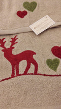 Carica l'immagine nel visualizzatore di Gallery, Coppie asciugamani in spugna ricamate Natale