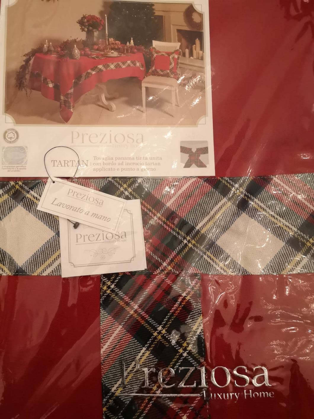 Tovaglie 100% cotone fantasie natalizie